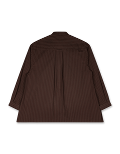 Amomento Stripe Shirring Oversized Shirts | Rezet Store