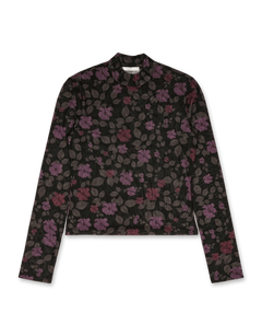 Amomento Floral Mock Neck Top | Rezet Store
