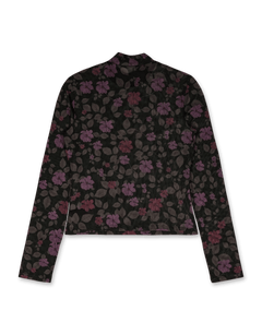 Amomento Floral Mock Neck Top | Rezet Store
