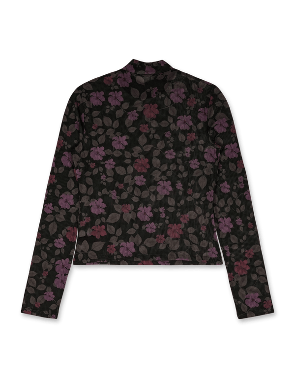 Amomento Floral Mock Neck Top | Rezet Store