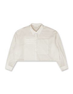 Amomento Drawer Pocket Crop Shirts | Rezet Store