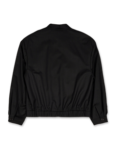 Wool Stripe Zip-Up Jumper