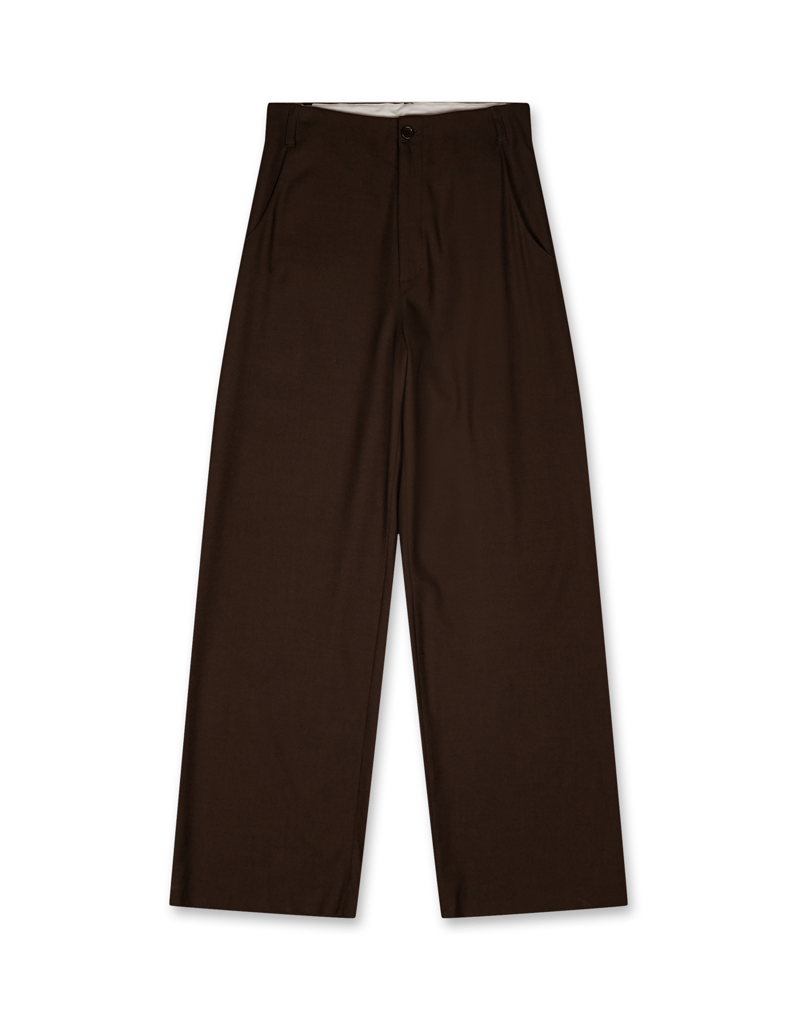 Wool Wide Pants