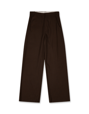 Wool Wide Pants