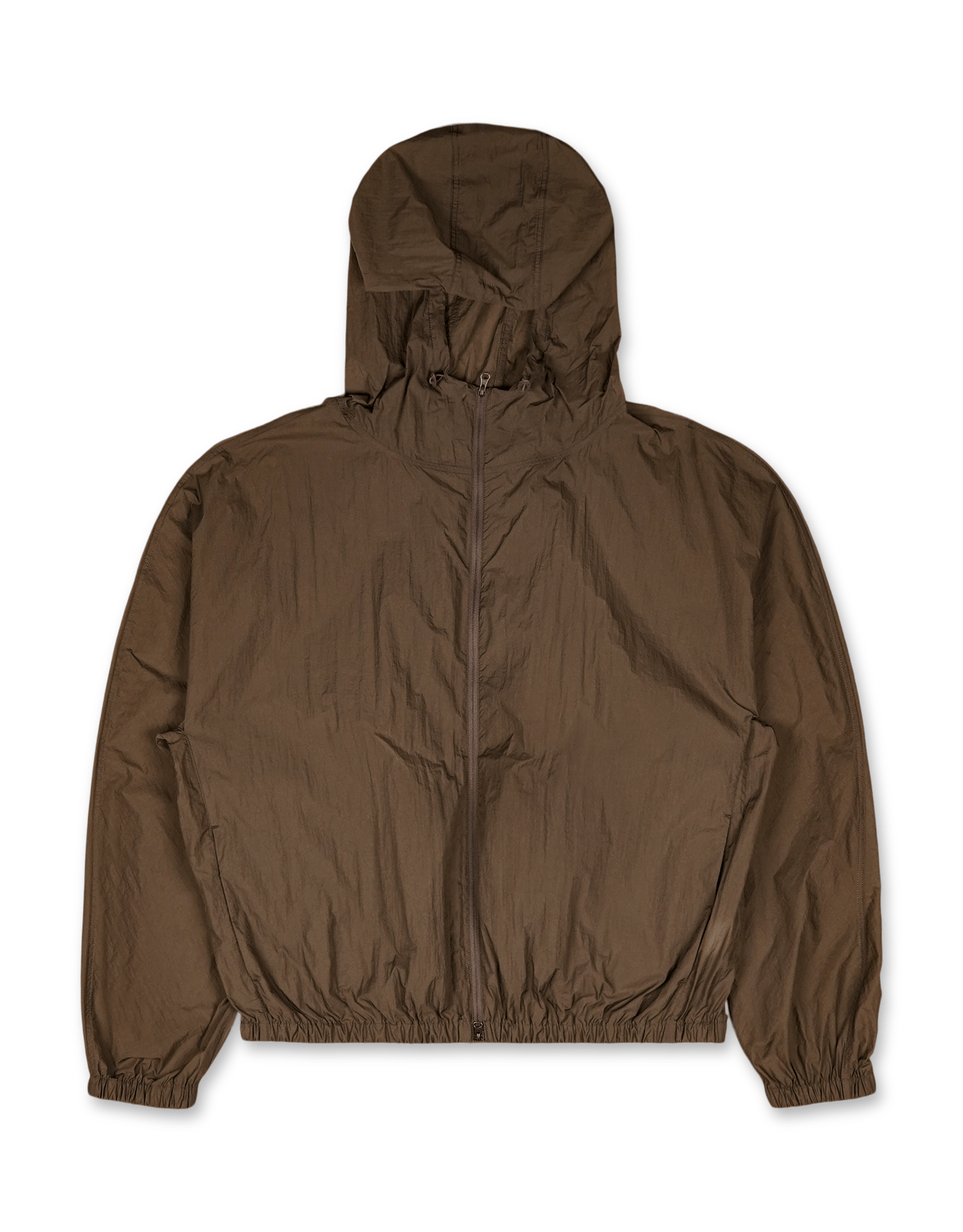 Amomento Sheer Nylon Raglan Hooded Jumper | Rezet Store