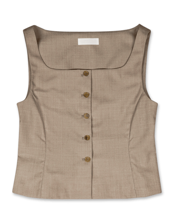 Amomento Scoop Neck Two Way Vest | Rezet Store