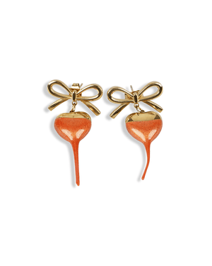 Bow Heart Earring