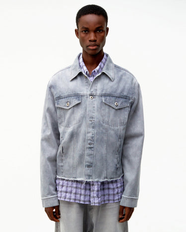 COOR Shadow Washed Cutoff Denim Trucker | Rezet Store
