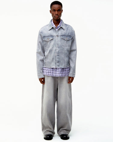 COOR Shadow Washed Cutoff Denim Trucker | Rezet Store