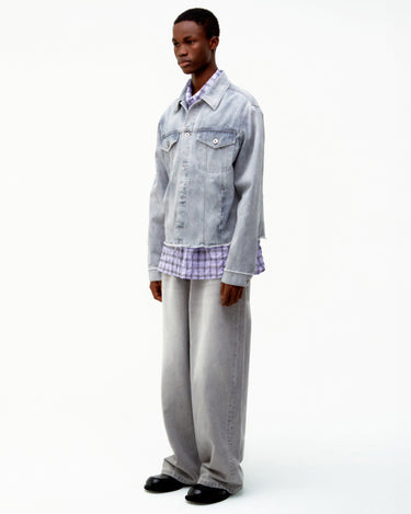 COOR Shadow Washed Cutoff Denim Trucker | Rezet Store