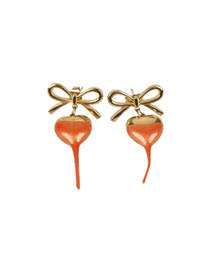 Bow Heart Earring