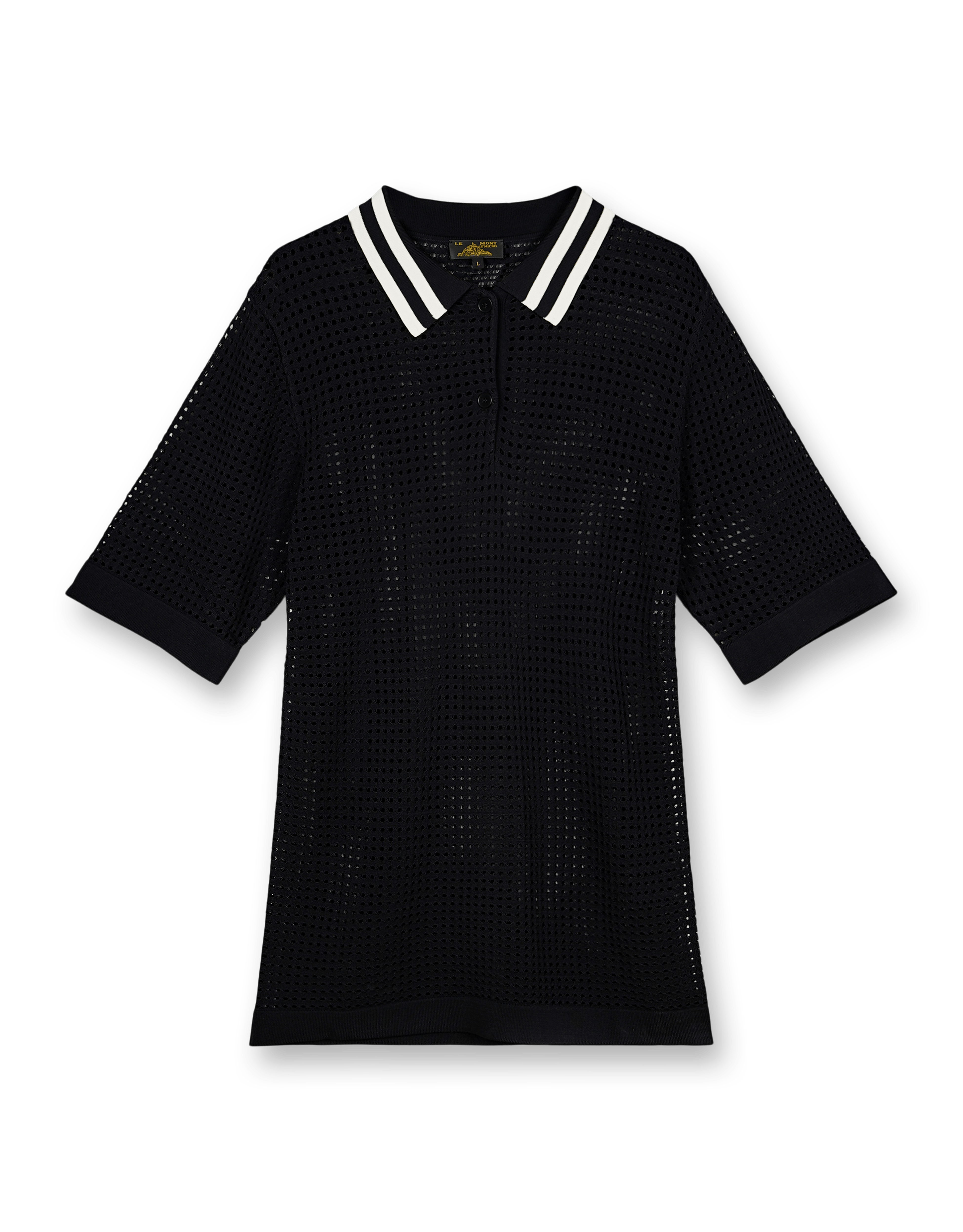 Eyelet Polo Sweater