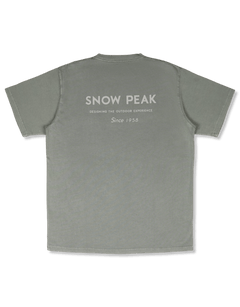 Snow Peak Garment Dyed T-Shirt | Rezet Store