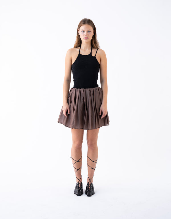 Cotton Shirring Banding Skorts