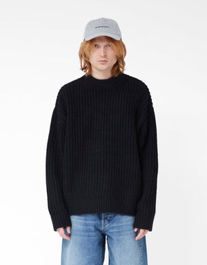 Chunky Rib Knit Crewneck