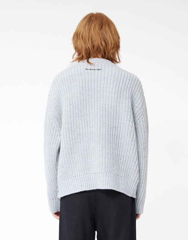 Chunky Rib Knit Crewneck