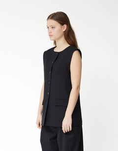 Oversized Button Up Vest