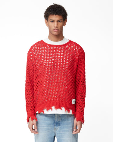 Andersson Bell Unisex Damaged Boatneck Sweater - Rezetstore