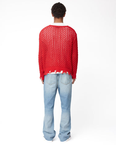 Andersson Bell Unisex Damaged Boatneck Sweater - Rezetstore
