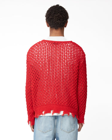 Andersson Bell Unisex Damaged Boatneck Sweater - Rezetstore
