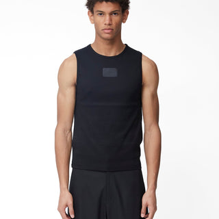 Amomento Round Neck Sleeveless Top - Rezetstore