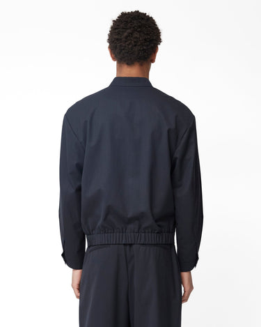 Amomento Wool Stripe Zip - Up Jumper - Rezetstore