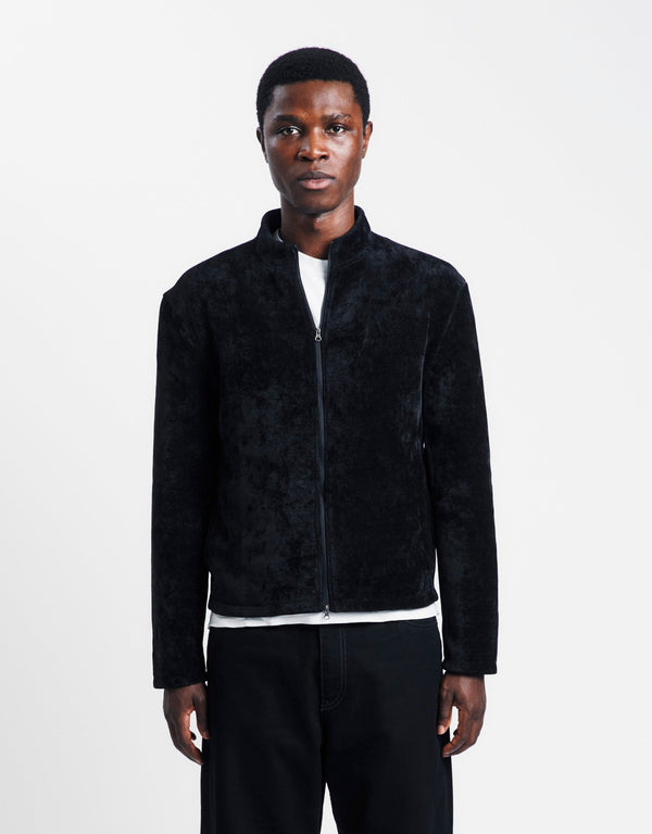 Amomento Velvet Zip Up Jumper | Rezet Store