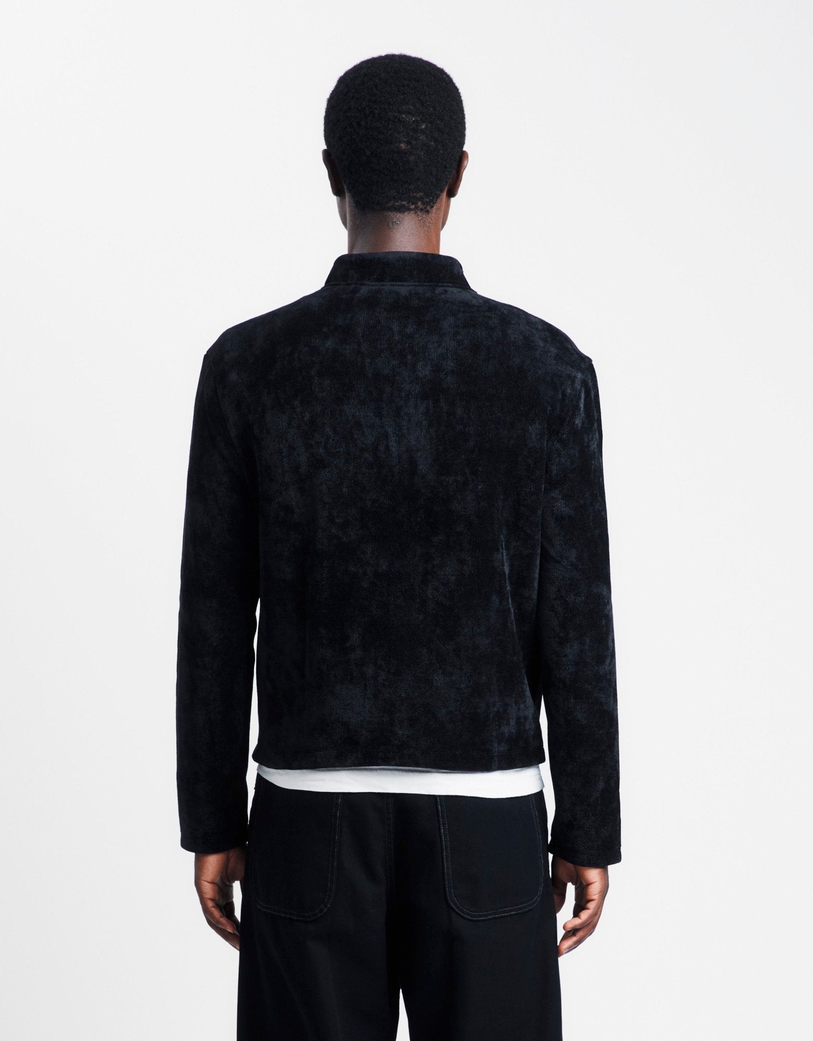 Amomento Velvet Zip Up Jumper | Rezet Store