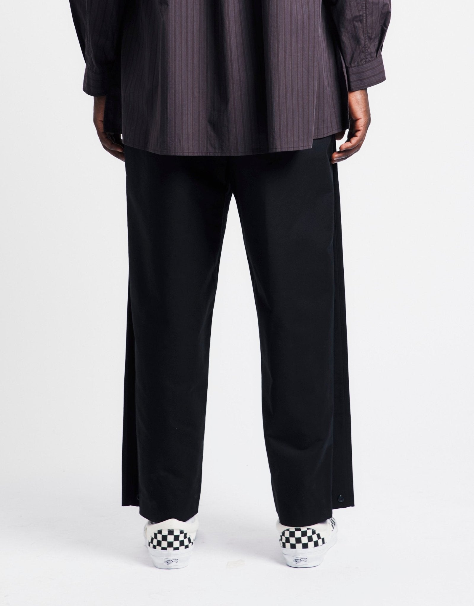 Amomento Snap Garconne Pants Black Mens – Rezet Store