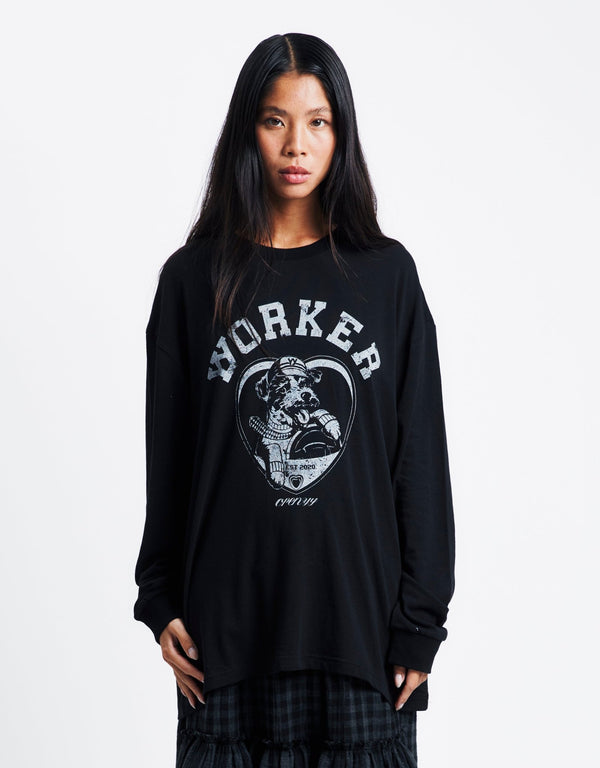 OPEN YY Worker Pet Club Long Sleeve | Rezet Store