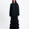 OPEN YY Rolled Waist Tiered Skirt | Rezet Store