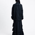 OPEN YY Rolled Waist Tiered Skirt | Rezet Store