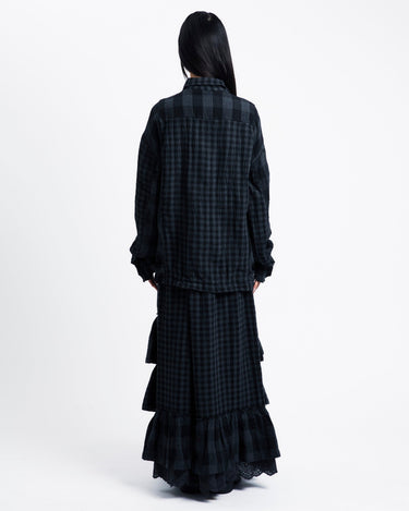 OPEN YY Rolled Waist Tiered Skirt | Rezet Store