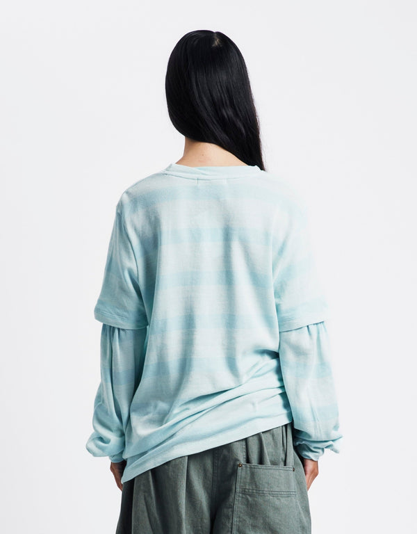OPEN YY Layered Stripe T-Shirt | Rezet Store