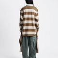 OPEN YY Stripe Trim Rugby Shirt | Rezet Store