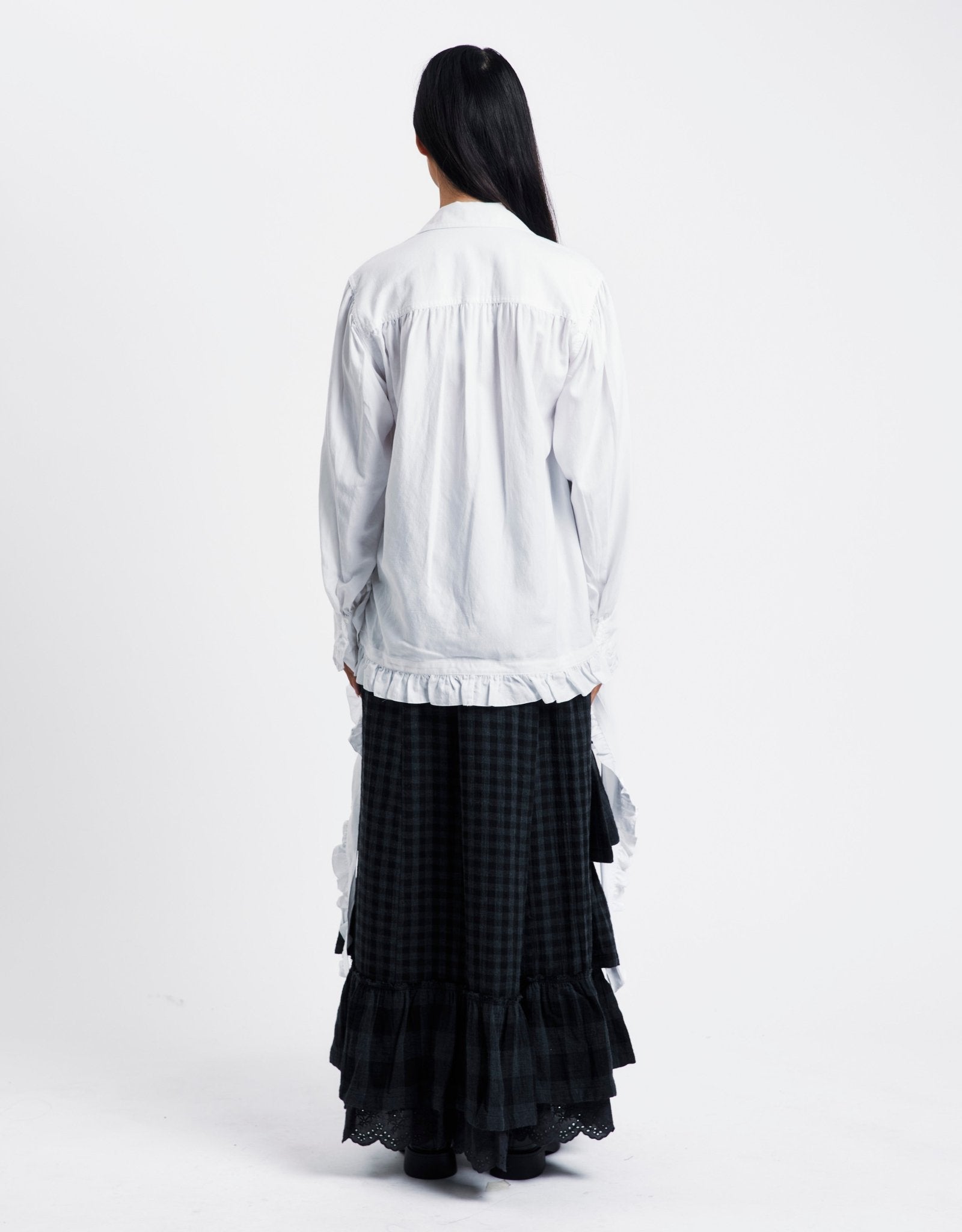 OPEN YY Ruffle Trim Blouse | Rezet Store