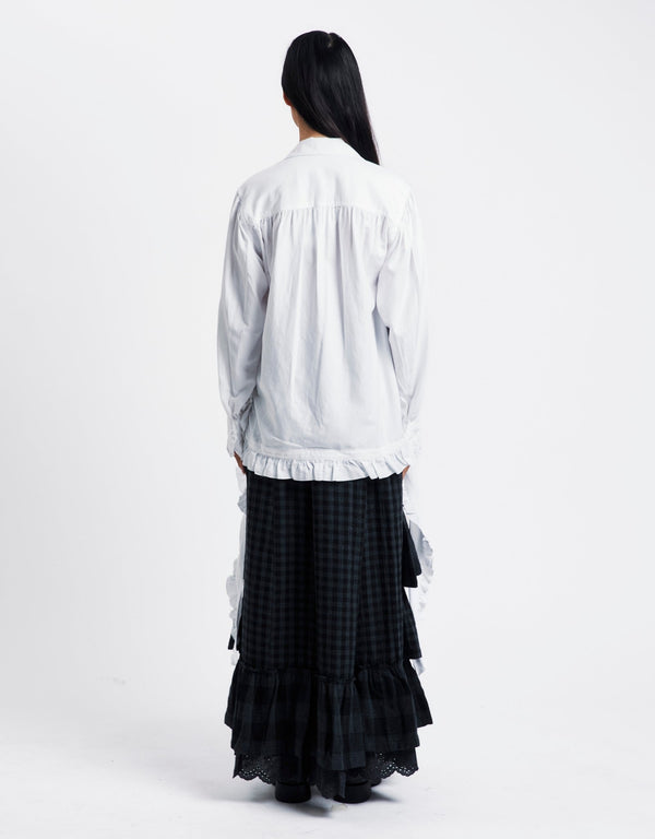 OPEN YY Ruffle Trim Blouse | Rezet Store