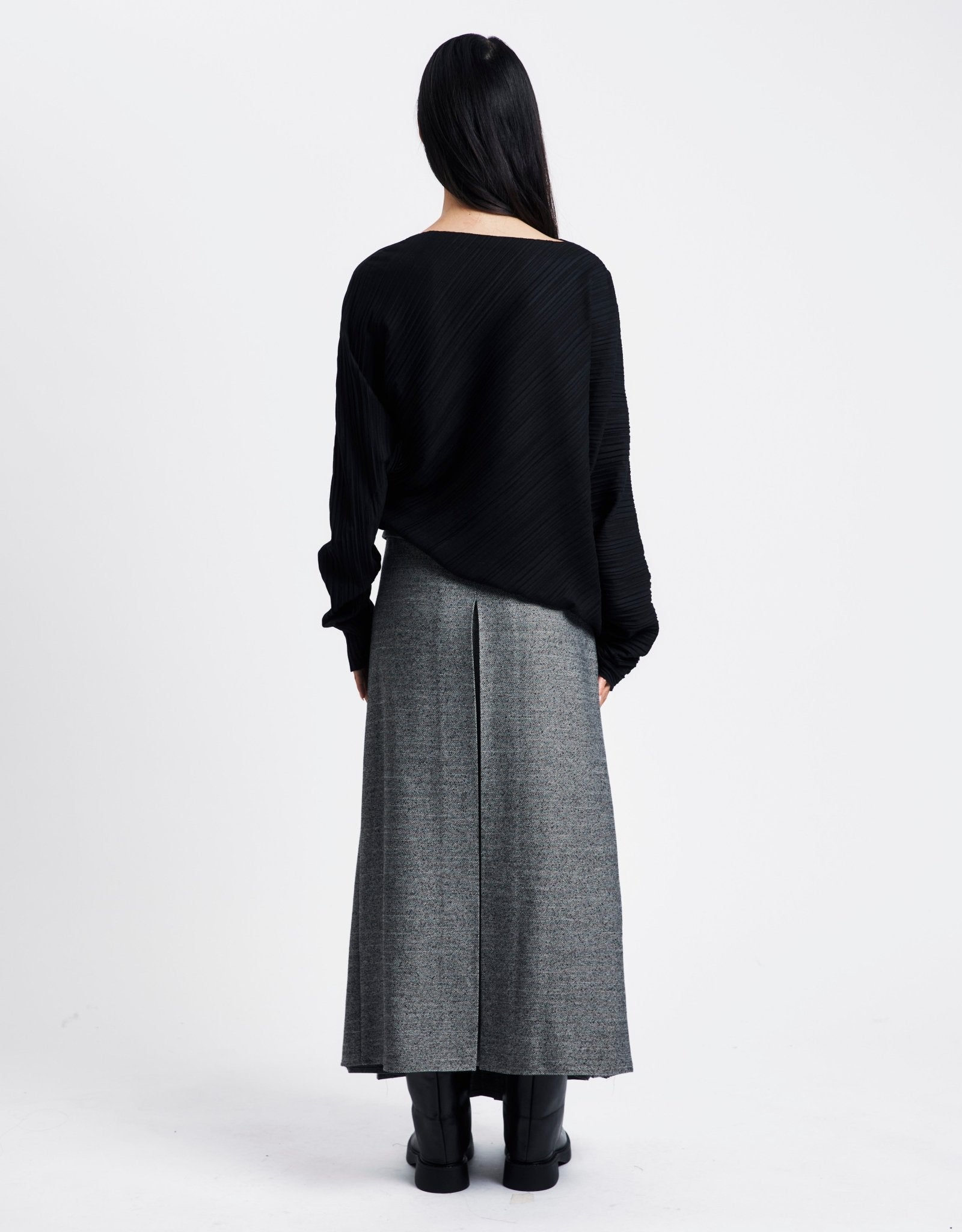 OPEN YY Double Belted Maxi Skirt | Rezet Store