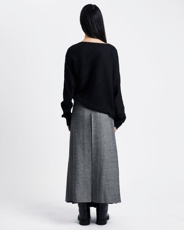 OPEN YY Double Belted Maxi Skirt | Rezet Store