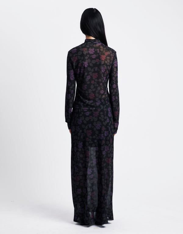 Amomento Floral Long Skirt | Rezet Store