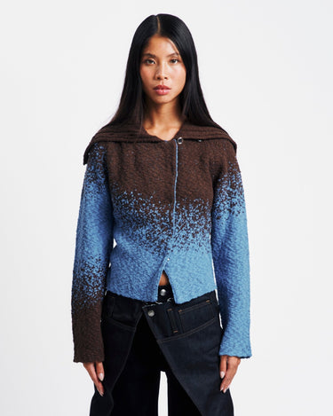 Andersson Bell Flow Jaquard Short Cardigan | Rezet Store