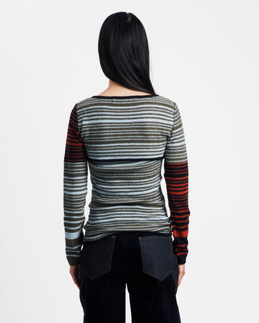 Andersson Bell Nora Multi Stripe Bolero Top | Rezet Store