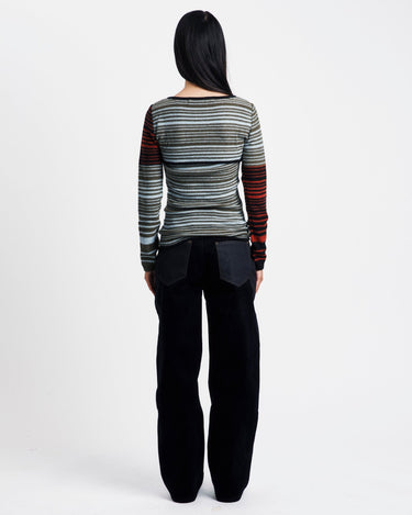 Andersson Bell Nora Multi Stripe Bolero Top | Rezet Store