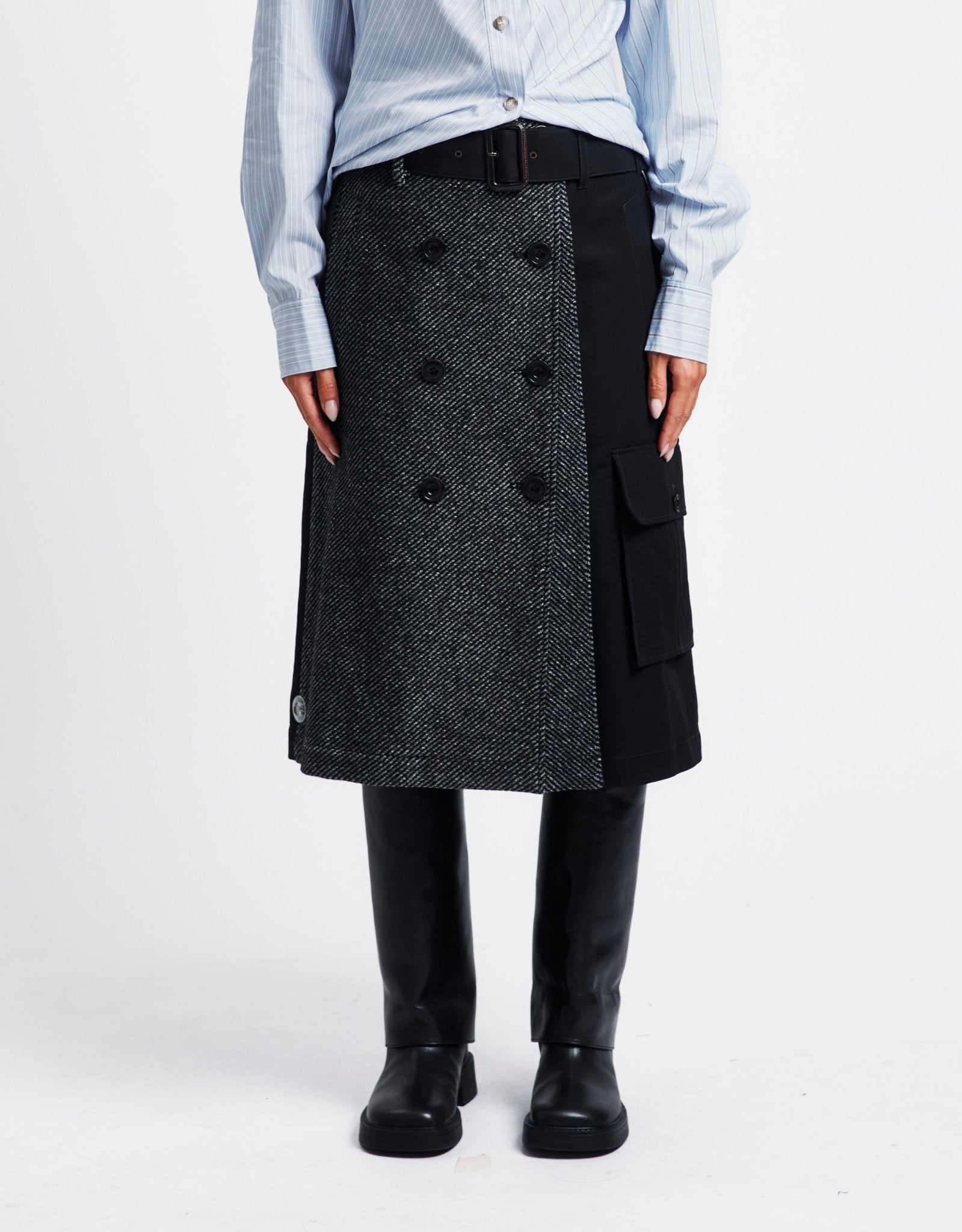 Andersson Bell Whitney Trench Pleats Skirt | Rezet Store