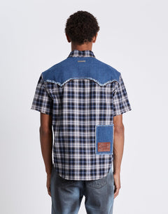 Andersson Bell Denim & Check Raw - Cut Shirts | Rezet Store