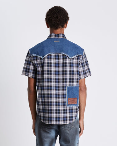 Andersson Bell Denim & Check Raw - Cut Shirts | Rezet Store
