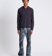 Andersson Bell Dirty Spray Washed Wide Leg Jeans | Rezet Store