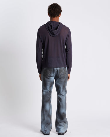 Amomento Mesh Hooded Zip Up Jumper | Rezet Store