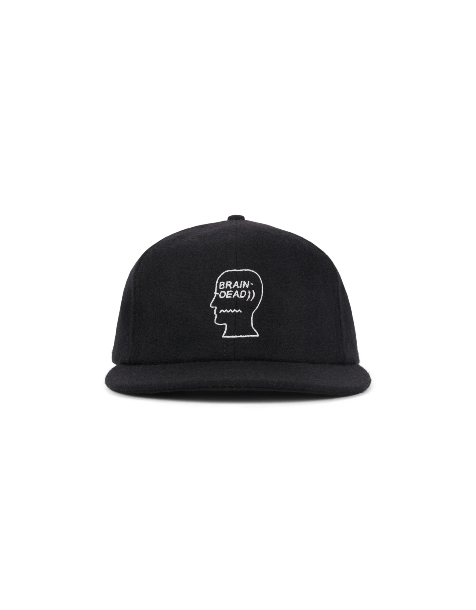 Brain Dead Flannel Logohead 6 Panel Hat | Rezet Store