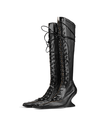 MIISTA Shana Strech Lace Tall Boots | Rezet Store